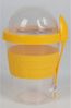 24x BURI Joghurtbecher 600ml Löffel Müsli Lunchboxen Schale To Go Arbeit Deckel Bild 4