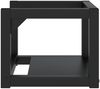 vidaXL Badezimmer Wand-Waschtischgestell Schwarz 40x38x31 cm Eisen 338493 Bild 4