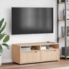 TV-Lowboard, TV-Schrank VISNES Sonoma-Eiche 100x40x38 cm Holzwerkstoff Bild 4