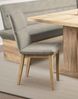 Home affaire Esszimmerstuhl Beluna Polsterstuhl Esszimmer Bestseller (Set, 2 St), Gestell und Beine aus massiver Eiche modernes Landhaus Bild 3