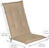 Beautissu Hochlehner Auflage Loft HL Natur Bild 3