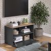 Kommode Wido Anthrazit/Sonoma 80 x 50 cm mit 1 geschlossenem Fach Vicco Bild 5