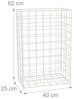Relaxdays Papierkorb Gitter-Design 60 l Bild 4