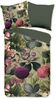 Descanso Wendebettwäsche Onaz, Renforcé, 2 teilig, Satin, Reißverschluss, Paspel, Biese, Wendeoptik, Luxe, Blumen, Grün Bild 5