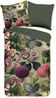 Descanso Wendebettwäsche Onaz, Renforcé, 2 teilig, Satin, Reißverschluss, Paspel, Biese, Wendeoptik, Luxe, Blumen, Grün Bild 4