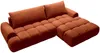 Vente-unique - FARNETA Sofa Stoff Rot - B 177 cm x H 86 cm x L 280 cm Bild 3