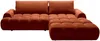 Vente-unique - FARNETA Sofa Stoff Rot - B 177 cm x H 86 cm x L 280 cm Bild 2