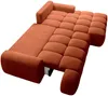 Vente-unique - FARNETA Sofa Stoff Rot - B 177 cm x H 86 cm x L 280 cm Bild 4