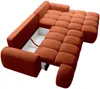 Vente-unique - FARNETA Sofa Stoff Rot - B 177 cm x H 86 cm x L 280 cm Bild 5