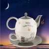 Mila Teekanne Mila Keramik Tee-Set Oommh Katze relax - take it easy, 0,4 l, (Set, Tee-Set) Bild 2
