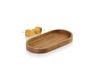 AdHoc Mühlenuntersetzer für Salzmühle oder Pfeffermühle POSTO, Zubehör für Mühlen bis 7 cm Durchmesser, 1-tlg, hochwertiges Dekotablett aus Holz Bild 5