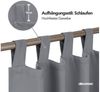Deconovo Verdunkelungsvorhang 2er Set Blickdicht Schlaufen Verdunkelungsvorhang Dicke Gardinen, Vorhang blickdicht Lärmschutz Thermovorhang gegen Kalte pflegeleicht Bild 3