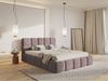 Selsey 'Cloudy' Polsterbett 120x200 cm, Bettkasten & Lattenrost, Samt Hellrosa Bild 3