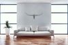 Wanddekoration Bull Geweih S 74cm Aluminium Silber Bild 3