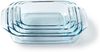 PYREX Auflaufform Let's Share Auflaufformen-Set, rechteckig, 1,4–4 l, Borosilikatglas, (4-St), hitzebeständig, mikrowellengeeignet, BPA-frei Bild 2