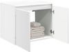vidaXL Wandmontierter Badezimmerschrank Weiß 62,5 x 44,5 x 50 cm 890472 Bild 3
