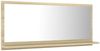 vidaXL Badspiegel Sonoma-Eiche 90x10,5x37 cm Holzwerkstoff 804583 Bild 4