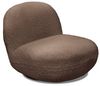 Drehsessel Chris ED Exciting Design Farbe Braun – Moderner Mikrofaser-Sessel mit Nosagfederung Bild 4