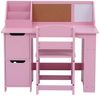 GarveeMore Kinderschreibtisch (Schreibtisch- und Stuhlset, mit Bücherregal), perfekt für Kinder von 3 bis 8 Jahren Bild 3