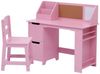 GarveeMore Kinderschreibtisch (Schreibtisch- und Stuhlset, mit Bücherregal), perfekt für Kinder von 3 bis 8 Jahren Bild 2