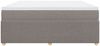 vidaXL Boxspringbett mit Matratze Taupe 180x200 cm Stoff 3285592 Bild 4