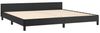 vidaXL Bettgestell mit Kopfteil ohne Matratze Schwarz 200x200 cm 347519 Bild 4