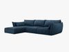 Micadoni Ecksofa Kaelle 4-Sitzer Links Chenille Over The Horizon Königsblau Bild 2