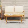vidaXL Couchtisch Öl-Natur Massivholz Akazie 4106453 Bild 4