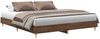 vidaXL Bettgestell ohne Matratze Braun Eichen-Optik 200x200 cm 3328705 Bild 2