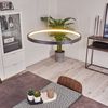 hofstein Hängeleuchte »Preci« Deckenlampe aus Metall in schwarz und weißem Kunststoff, 3000 Kelvin, runde Deckenleuchte, 1xLED 19 Watt, 800 Lumen Bild 1