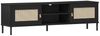 TV Board 158x47cm 'Seattle' Kiefer massiv schwarz Bild 4