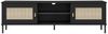TV Board 158x47cm 'Seattle' Kiefer massiv schwarz Bild 2