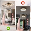 ZMH LED Deckenleuchte 3000K Schwarz Holz Schlafzimmerlampe Modernes Design Deckenleuchte 32W Warmweiß Bild 5