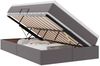 vidaXL Aufbewahrungsbett mit Matratze Grau 120 x 190 cm Kunstleder 3370156 Bild 2