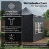 STEELSØN 'Rynara' Premium Pavillon 3x3 m, schwarz, wasserdicht, stabil und UV-beständig, Faltpavillon 3-fach höhenverstellbar, Gartenpavillon mit 4 Seitenteilen, Pop Up Pavillon inkl. Tragetasche Bild 3