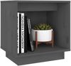 vidaXL Nachttische 2 Stk. Grau 40 x 30 x 40 cm Massivholz Kiefer [813340] Bild 4