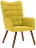 vidaXL Relaxsessel mit Hocker Gelber Samt 4016828 Bild 4