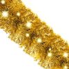 vidaXL Weihnachtsgirlande mit LED 20 m Golden 329203 Bild 5