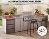 GarveeMore Unterschrank Küchenschrank Schubladenschrank Edelstahl für Außenküchen Bild 2
