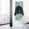 Queence Garderobe - "Chartiy" Druck auf hochwertigem Arcylglas inkl. Edelstahlhaken und Aufhängung, Format: 50x120cm Bild 2