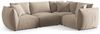 Micadoni Ecksofa Chris 4-Sitzer Rechts Samt Ecru Bild 2