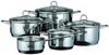 Elo Topf-Set Rubin, Edelstahl 18/10 (Set, 9-tlg, Bratentopf 20cm, Fleischtopf 16/20cm, Kasserolle 16cm, Gemüsetopf24 cm), Induktion Bild 2