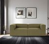 2-Sitzer-Sofa, 'Fora', 66 x 105 x 214, Grün Bild 4