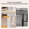 Höhenverstellbarer Schreibtisch 120x60 cm Elektrisch Standing Desk Weiß/Beige Bild 5