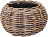 VIVANNO Weidenkorb Rattan PALLA Rund - Natur Geflochten (1 St), 29x19 cm Bild 4
