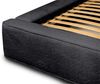 Polsterbett Doppelbett OMAHA 180x200cm Komplettset Stoff Euphoria Anthrazit Bild 5
