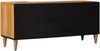 vidaXL TV-Schränk mit Regal Natur 105 x 33 x 46 cm Massivholz Mango 4018260 Bild 5