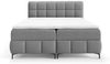 Boxspringbett Schlafzimmerbett SOPHIE 180x200cm Stoff Aragon Grau Bild 3