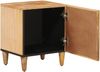 vidaXL Nachttisch Braun 40 x 33,5 x 46 cm Massivholz Mango 4018912 Bild 2