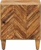 vidaXL Nachttisch Braun 40 x 33,5 x 46 cm Massivholz Mango 4018912 Bild 3